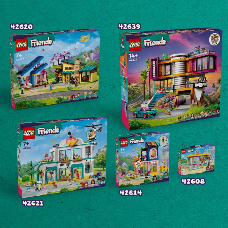 LEGO® Friends 42604 Obchodní centrum v městečku Heartlake