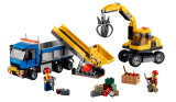 LEGO City Bagr a náklaďák 60075