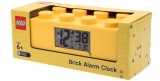 LEGO Brick - hodiny s budíkem, žluté 9002144