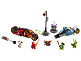 LEGO Ninjago Kaiova motorka s čepelemi a Zaneův sněžný vůz 70667