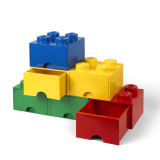 LEGO® úložný box 4 s šuplíkem aqua