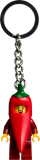 LEGO® Iconic 854234 Přívěsek na klíče – Dívka v kostýmu chilli papričky